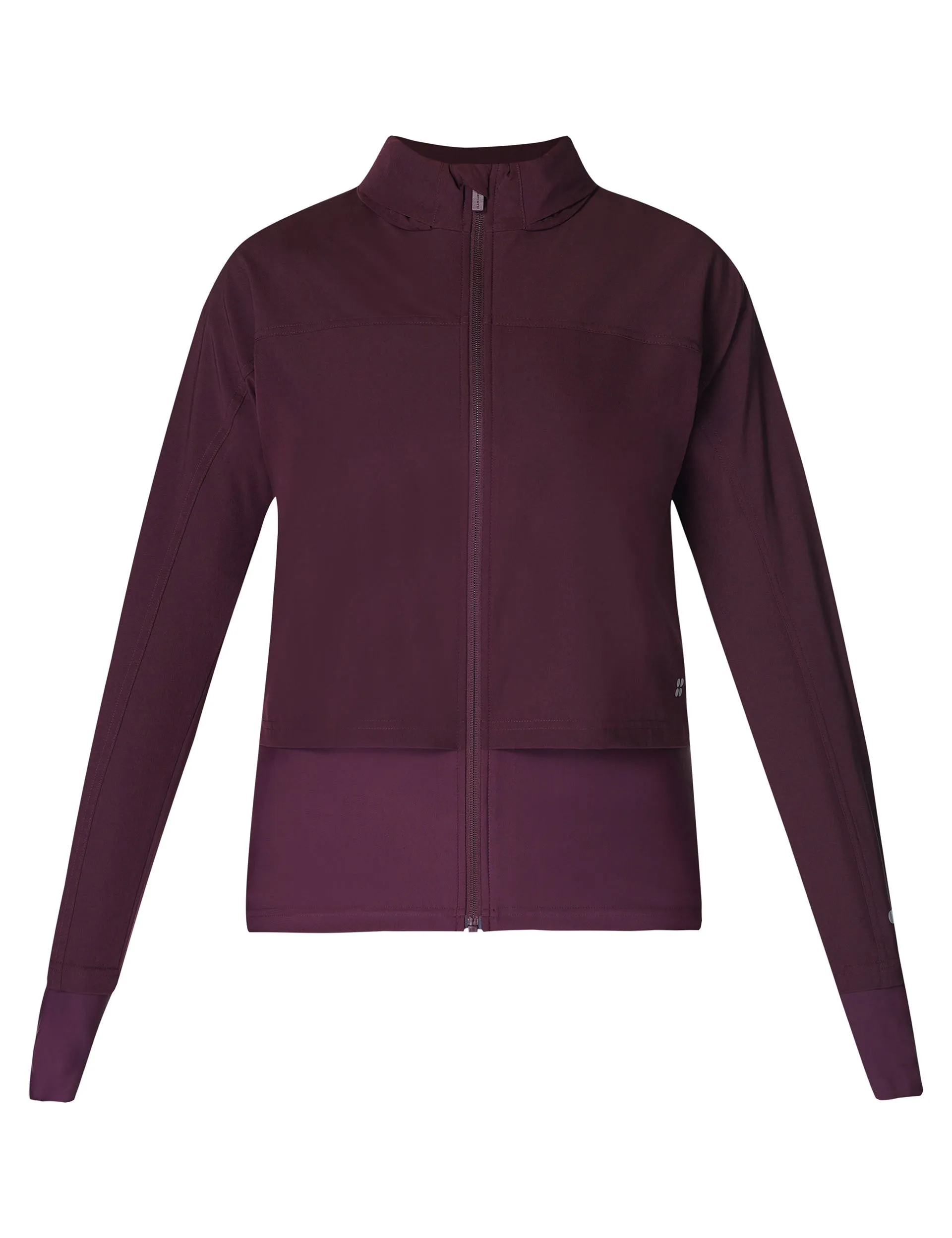 Fast Track Running Jacket - Midnight Cherry Purple