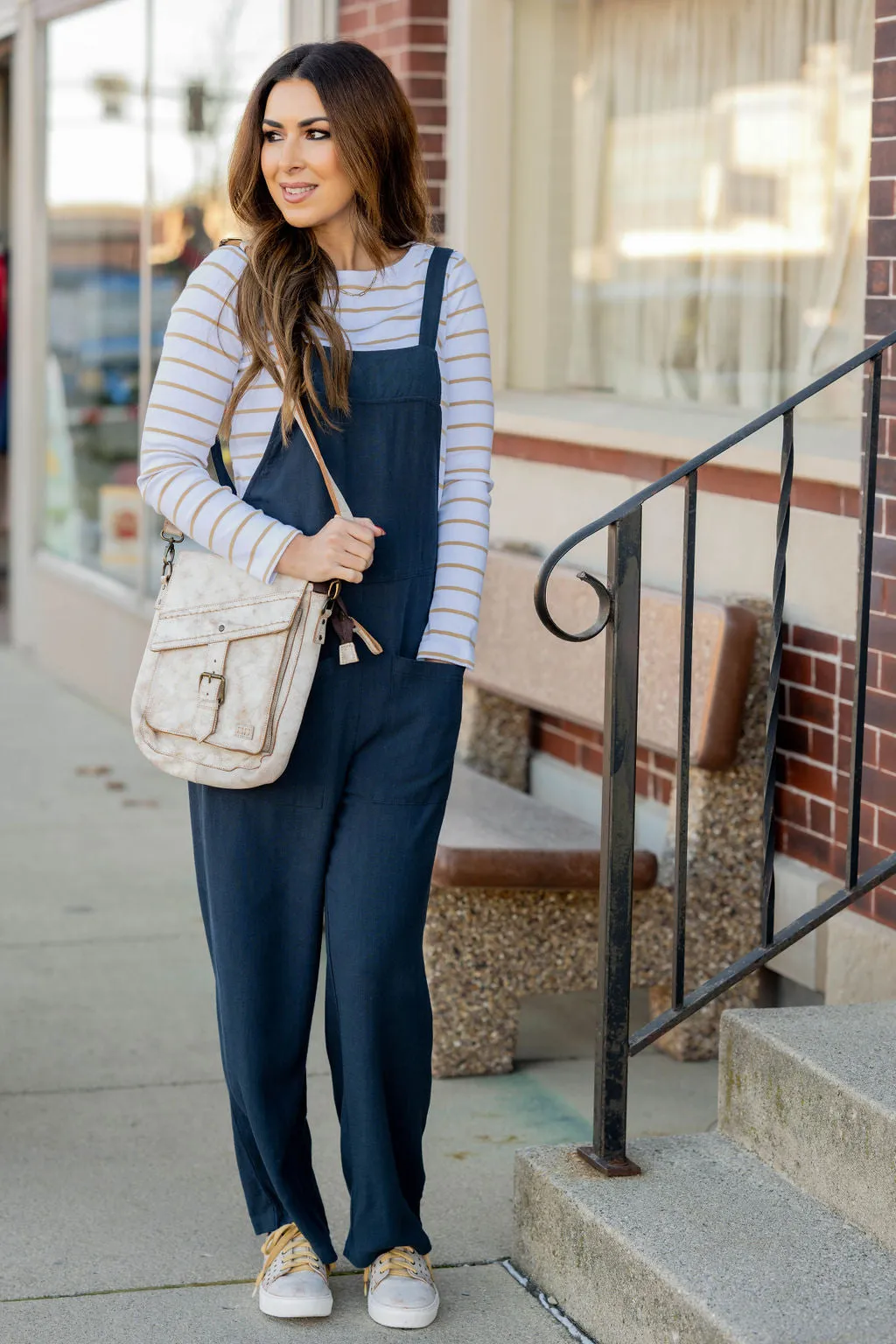 Front Pocket Tank Jumpsuit