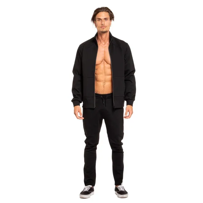 Full Zip Track Jacket - Black