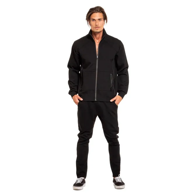 Full Zip Track Jacket - Black