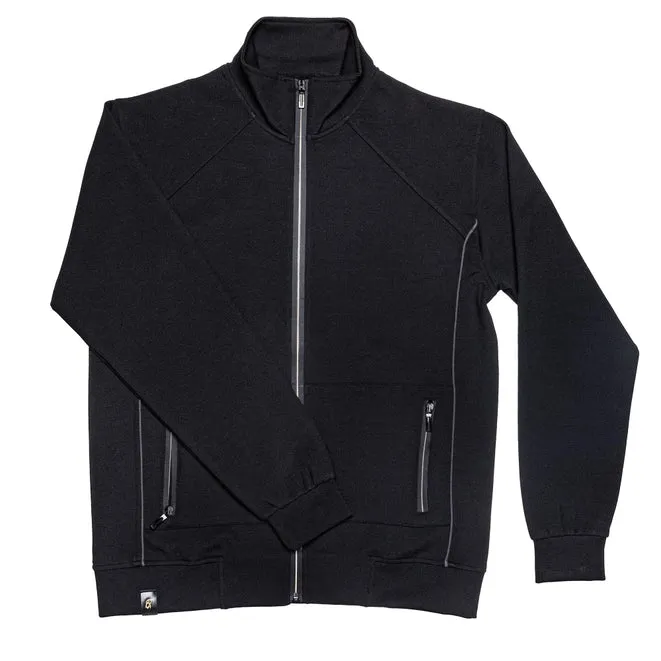 Full Zip Track Jacket - Black