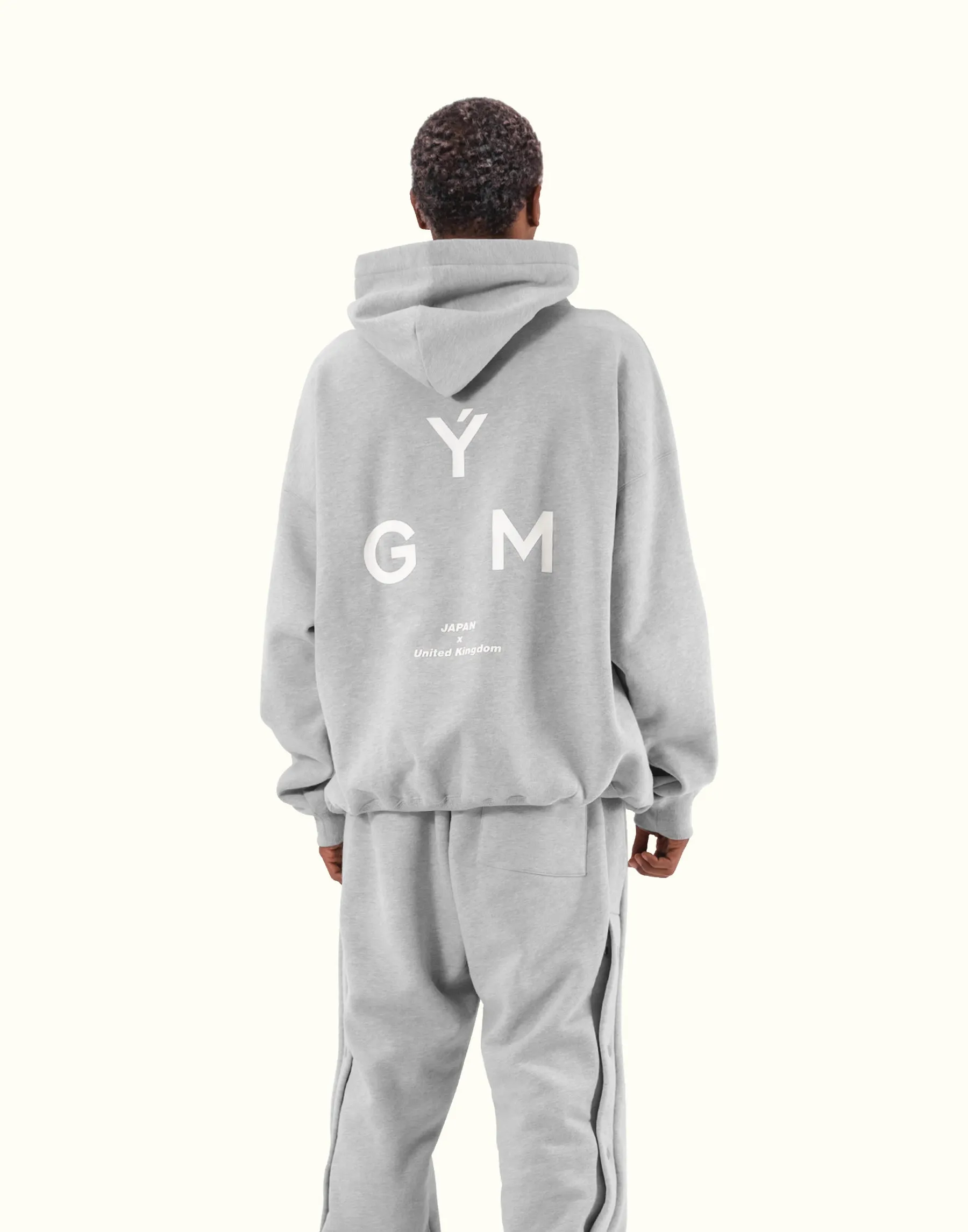 GÝM Oversize Sweat Hoodie - Grey