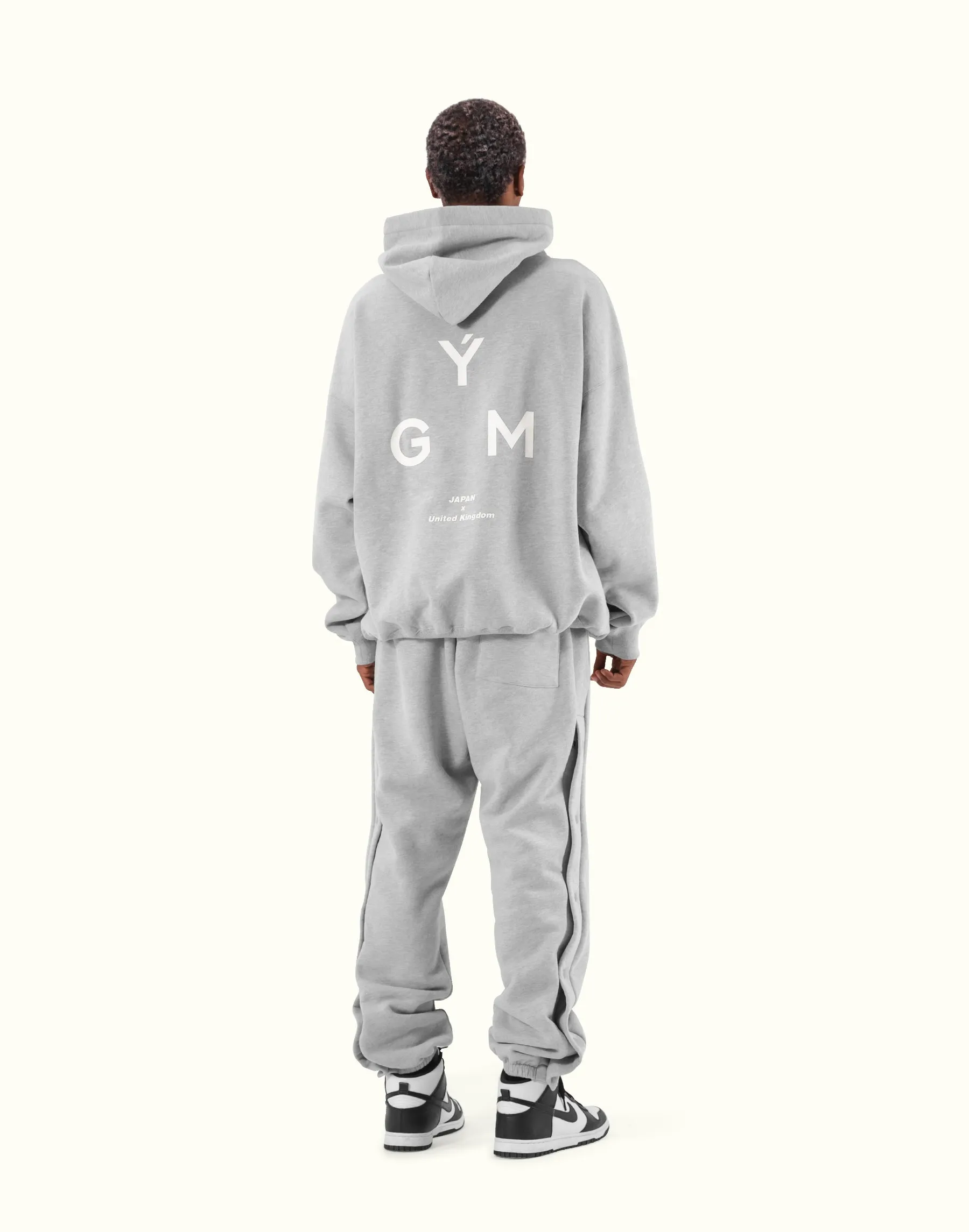 GÝM Oversize Sweat Hoodie - Grey