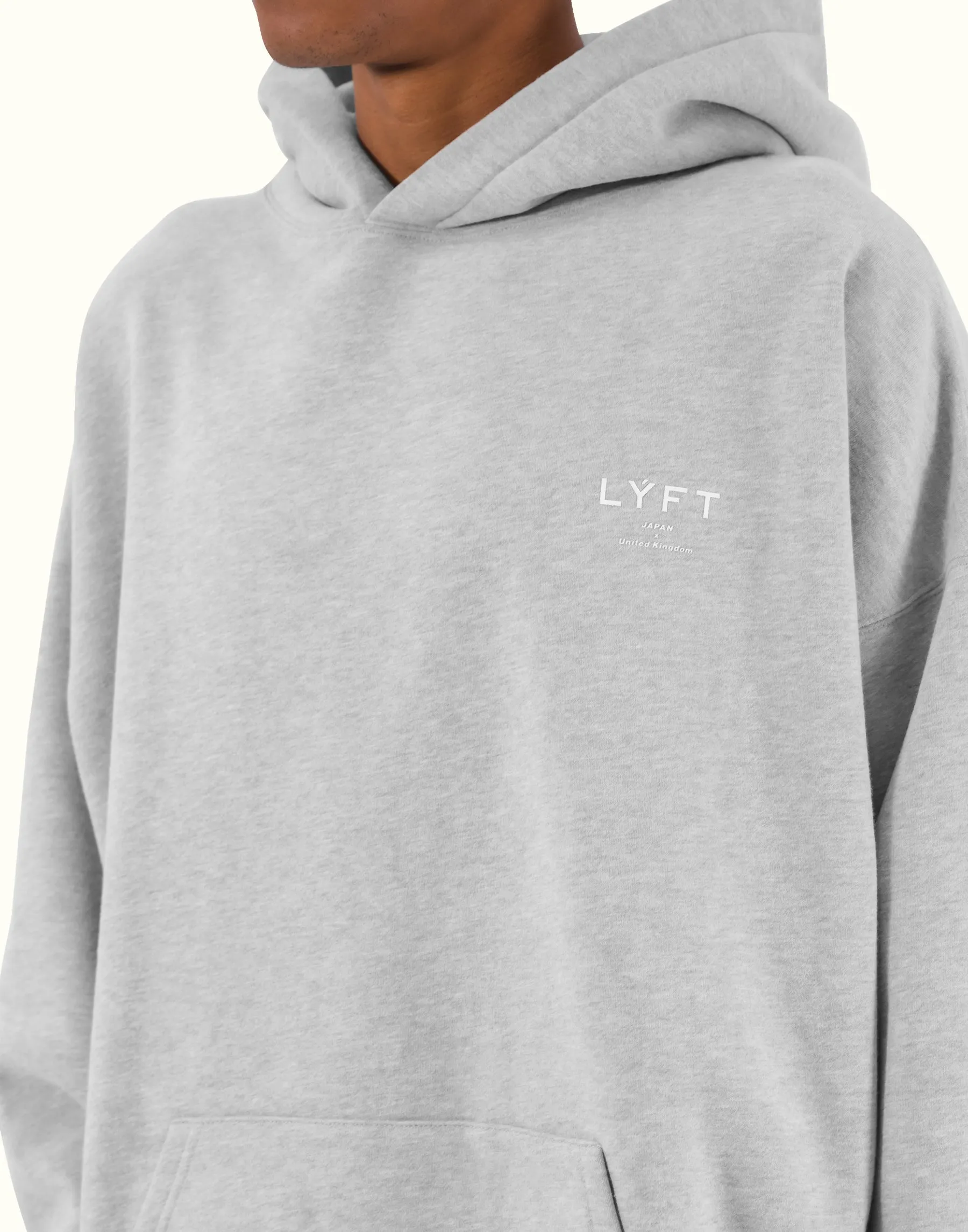 GÝM Oversize Sweat Hoodie - Grey