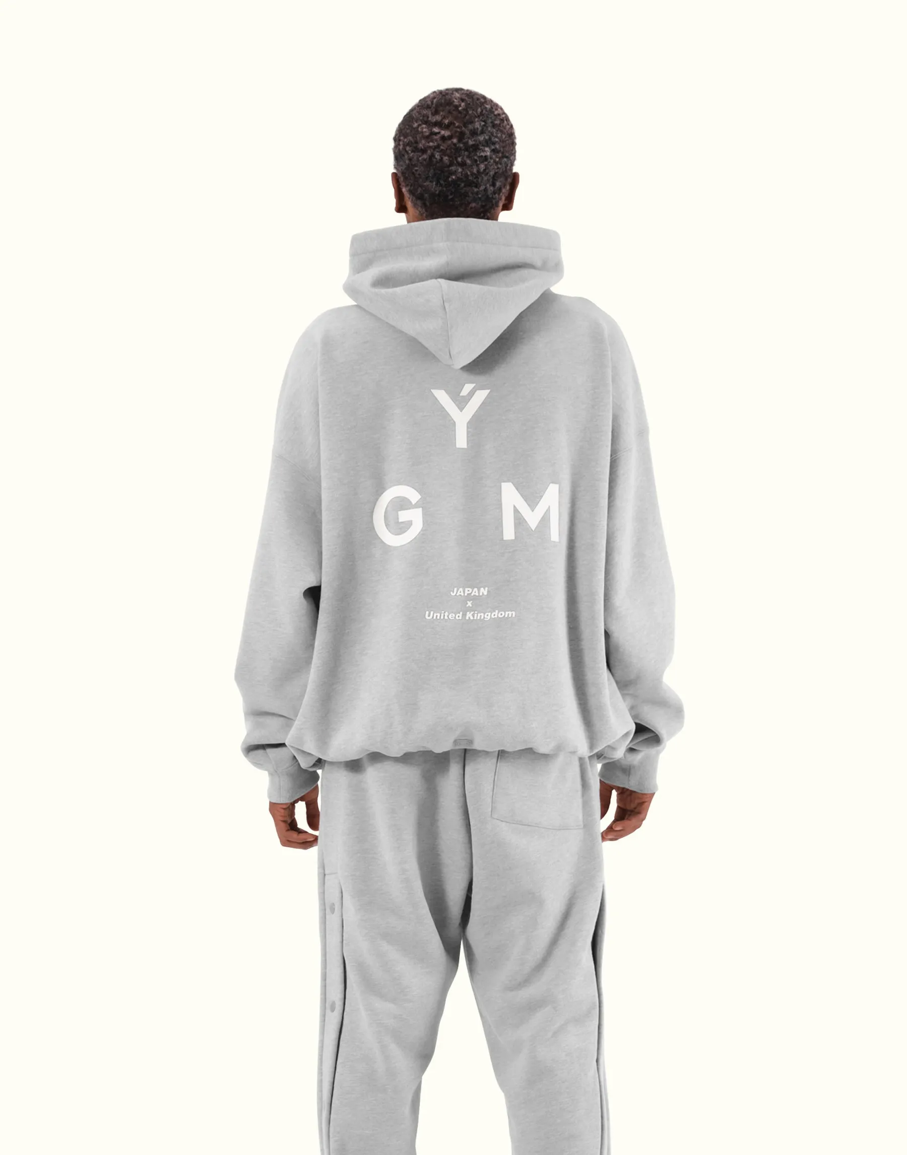 GÝM Oversize Sweat Hoodie - Grey