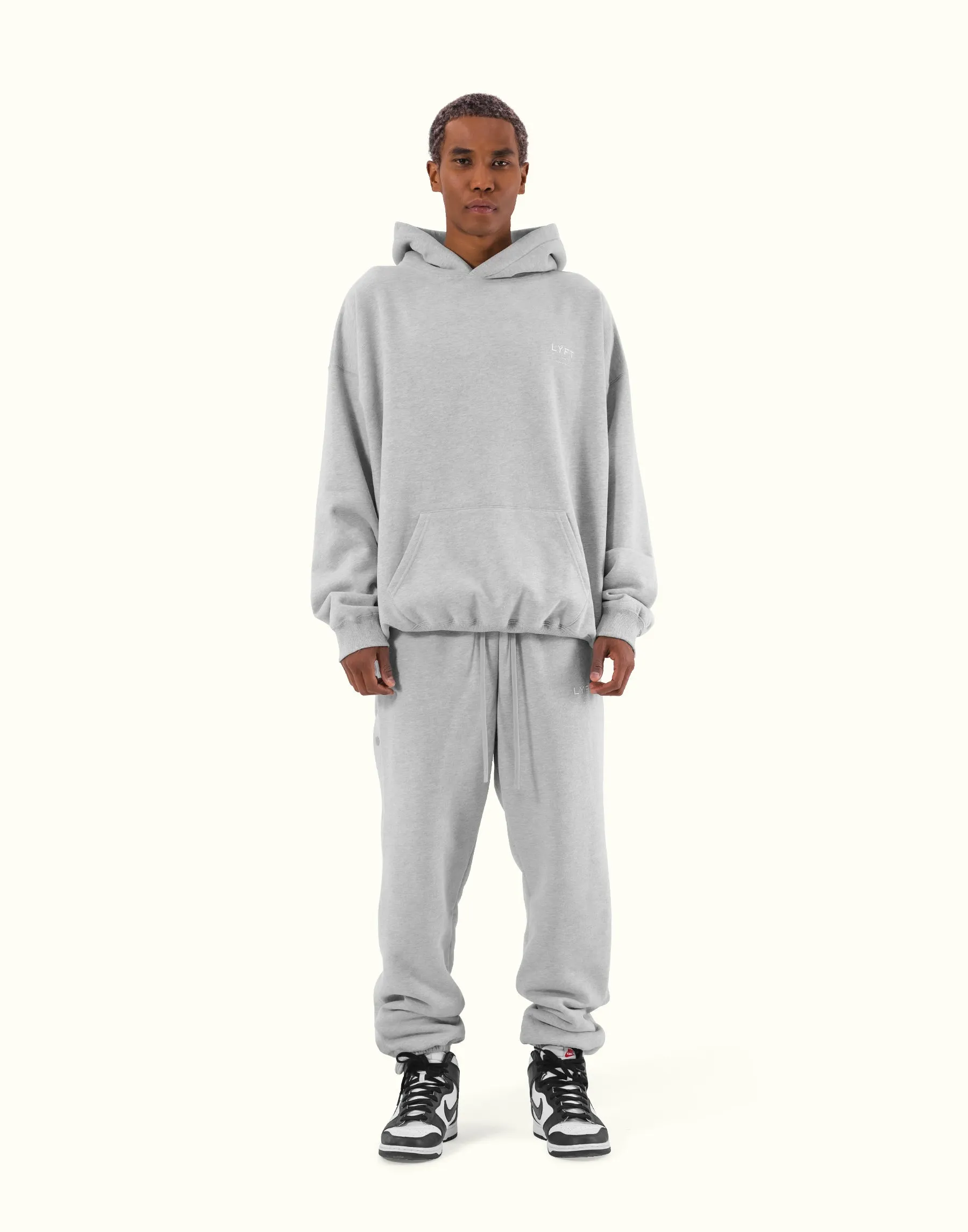 GÝM Oversize Sweat Hoodie - Grey