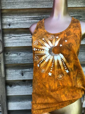 Golden Light Desert Rain Superb Tank Top