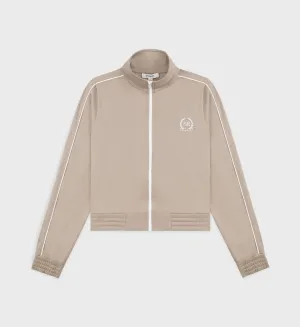 Golf Logo Track Jacket - Elephant/White