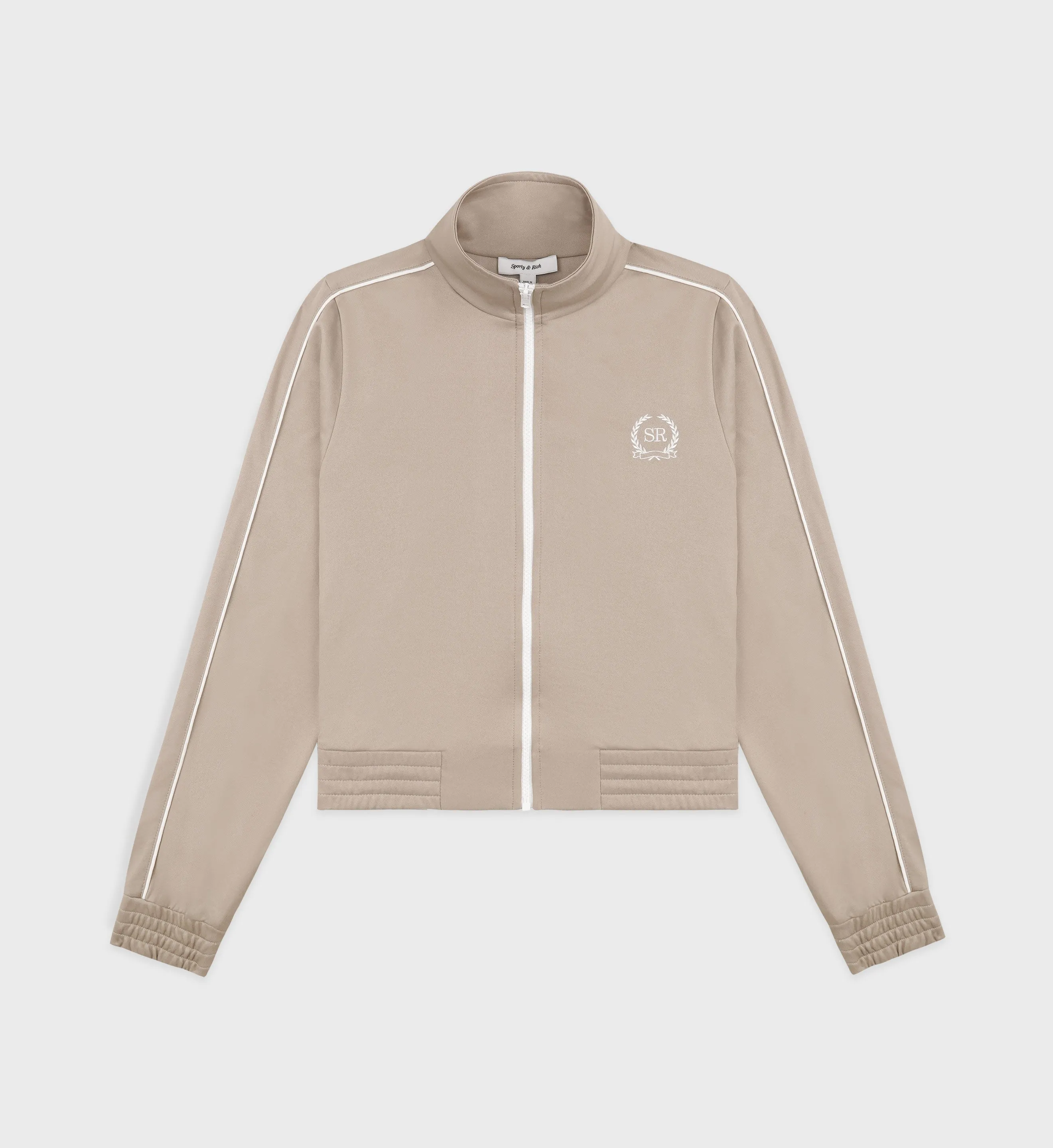 Golf Logo Track Jacket - Elephant/White