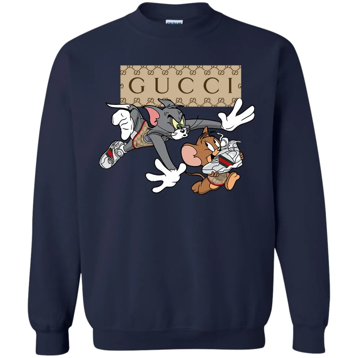 Gucci Tom And Jerry Cartoon T-shirt Crewneck Pullover Sweatshirt