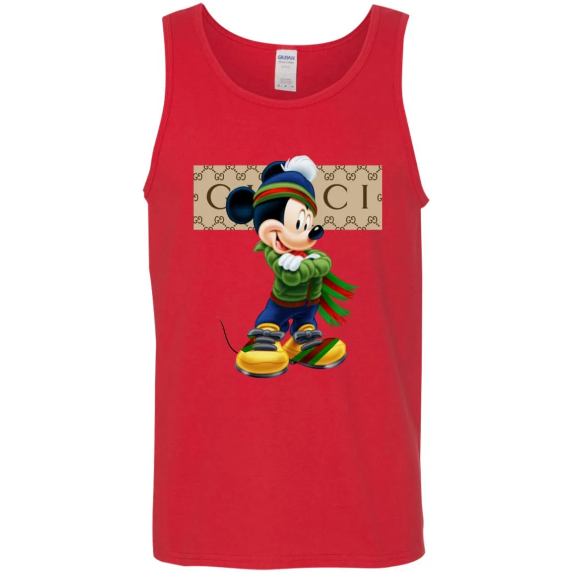 Gucci Trending Mickey T-shirt Men Cotton Tank