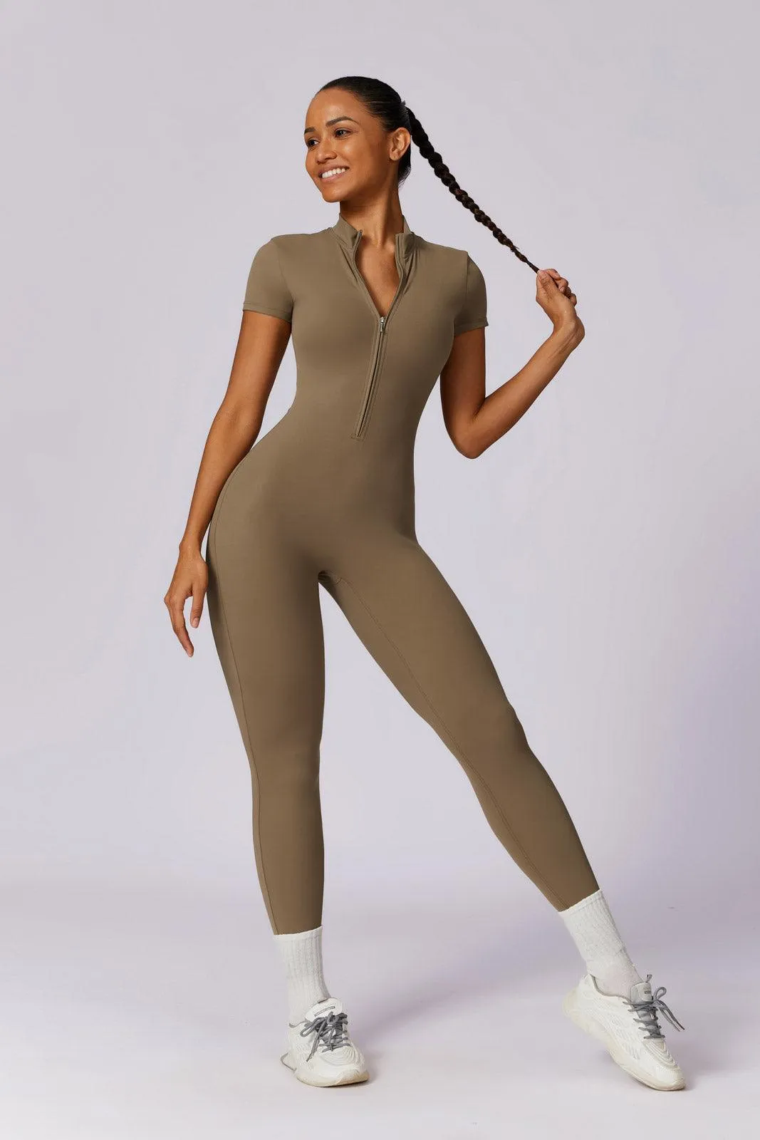 Hailey Jumpsuit - Nude (FINAL SALE)