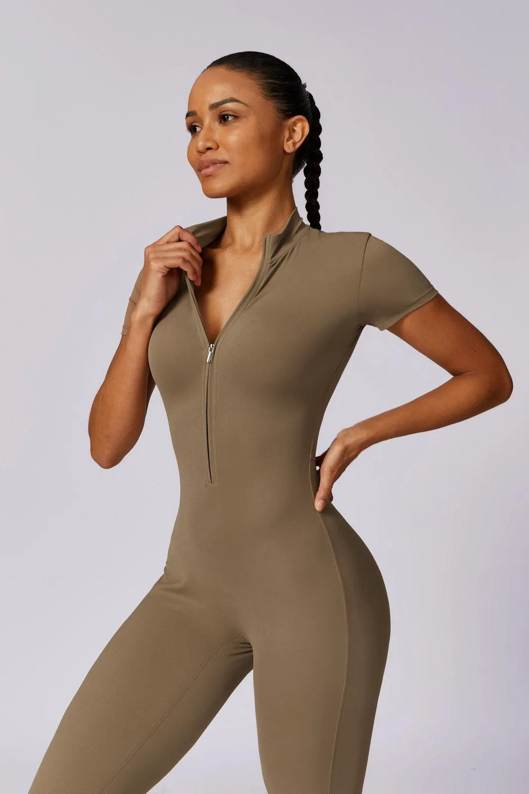 Hailey Jumpsuit - Nude (FINAL SALE)