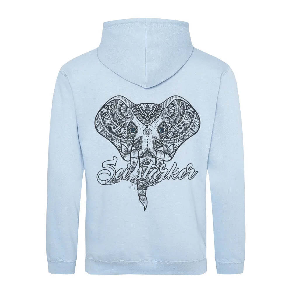 Hoodie Unisex - Mandala Elefanten -