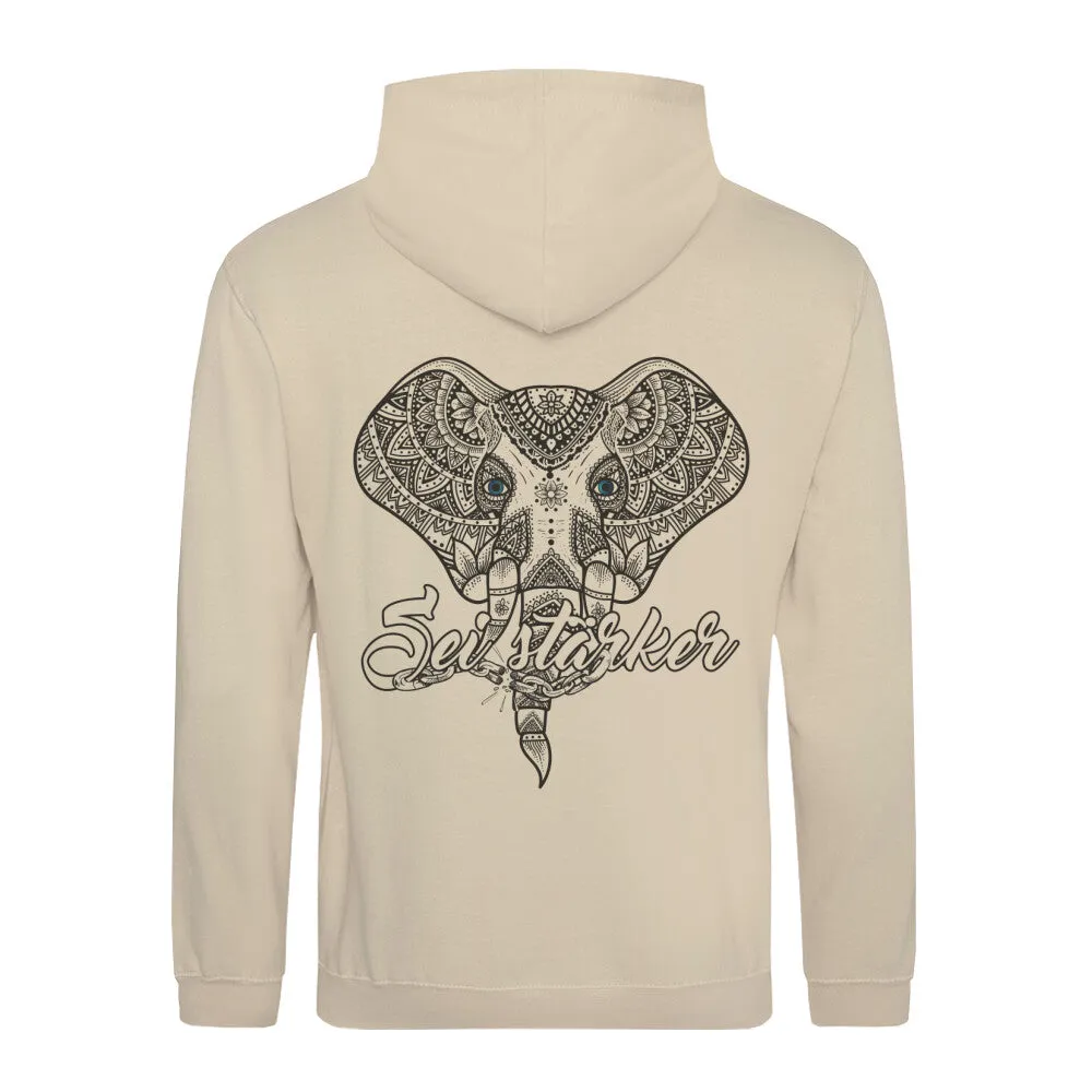 Hoodie Unisex - Mandala Elefanten -