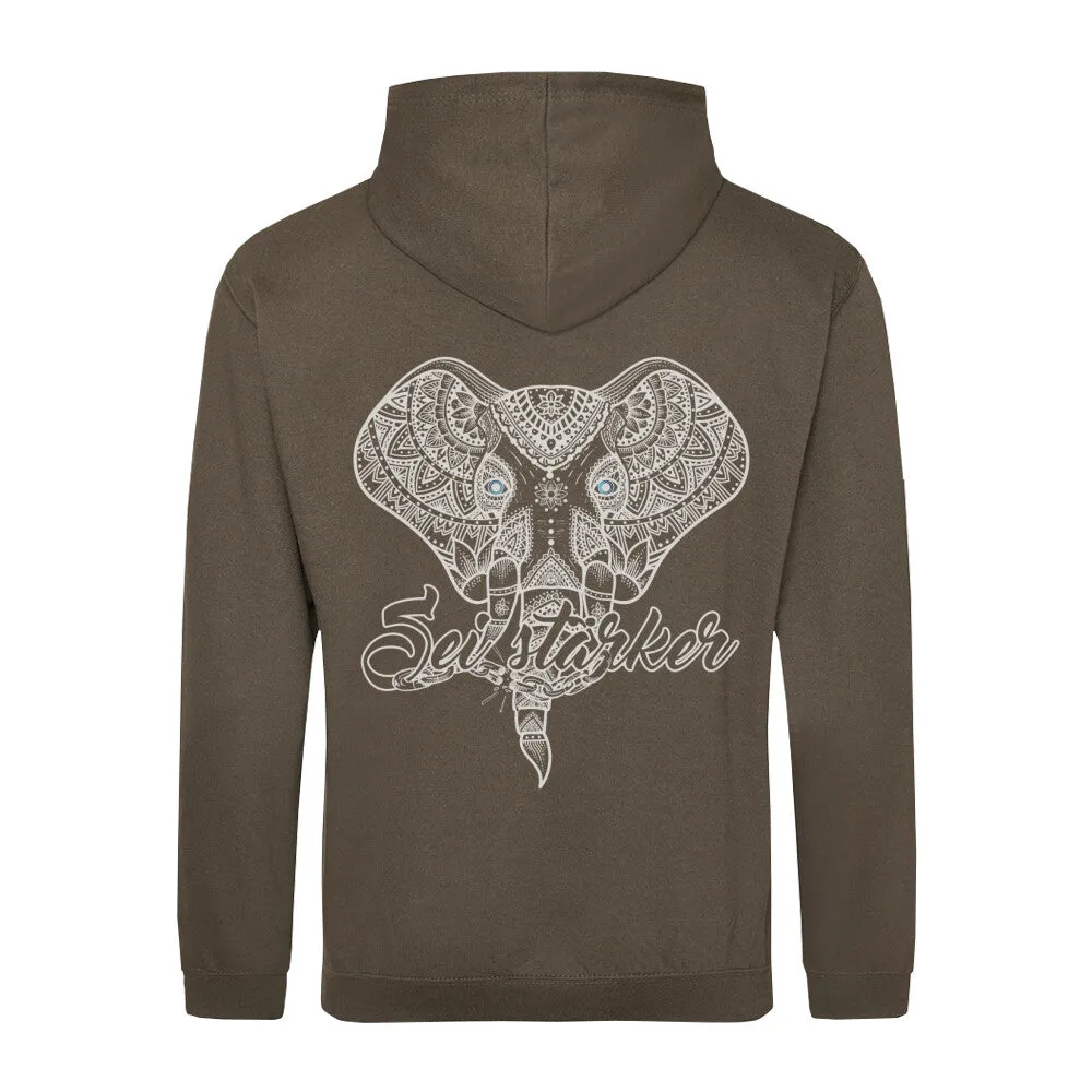 Hoodie Unisex - Mandala Elefanten -