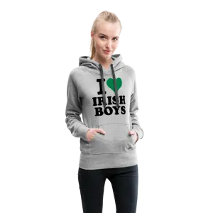 I Love Irish Boys Women’s Premium Hoodie