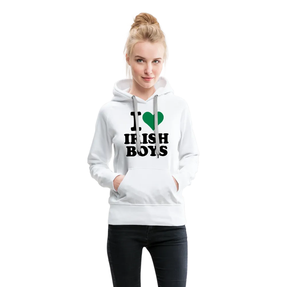 I Love Irish Boys Women’s Premium Hoodie