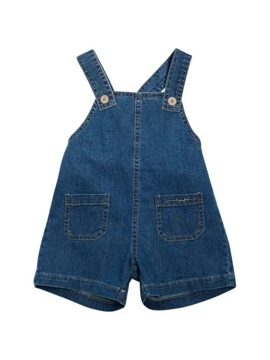 Il Gufo   Denim jumpsuit &amp; cotton jersey t-shirt 