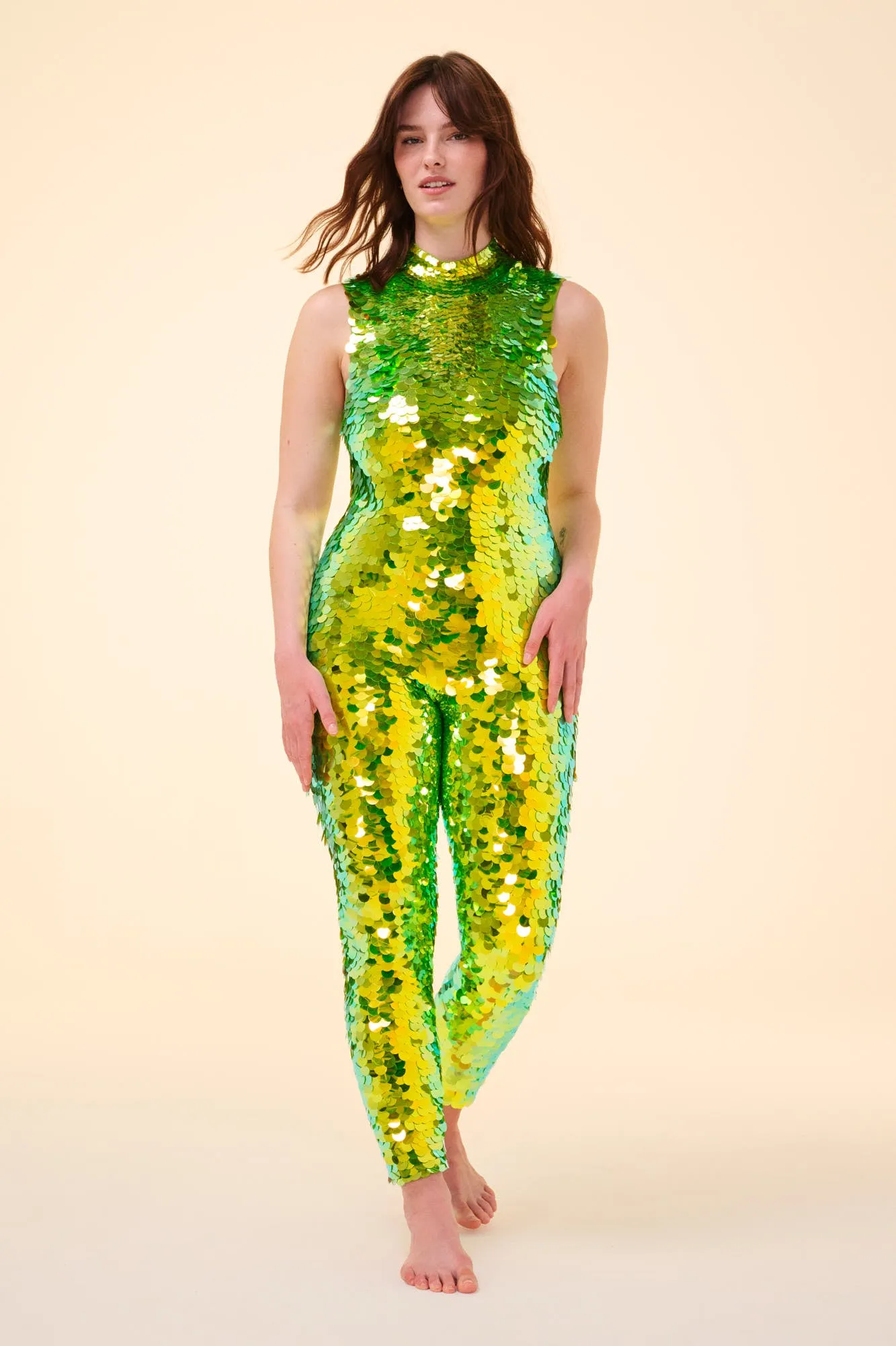 IRIS SEQUIN JUMPSUIT - MANTIS