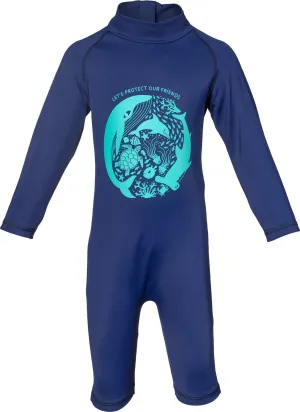 Isbjörn of Sweden Kids&#x27; Dolphine Sun Jumpsuit Navy | Buy Isbjörn of Sweden Kids&#x27; Dolphine Sun Jumpsuit Navy here | Outnorth