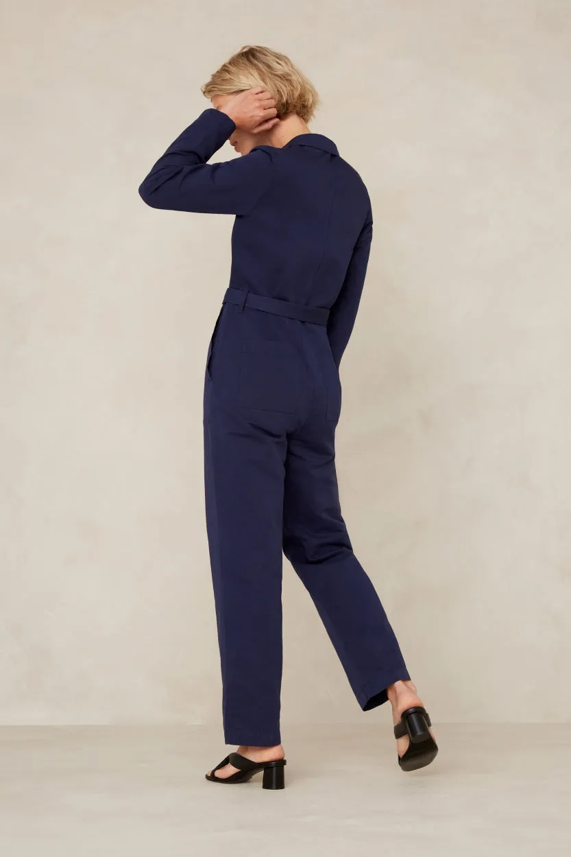 Janelle Jumpsuit Navy Blue