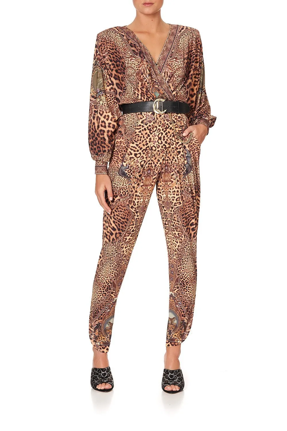 JERSEY TWIST FRONT JUMPSUIT LADY LODGE