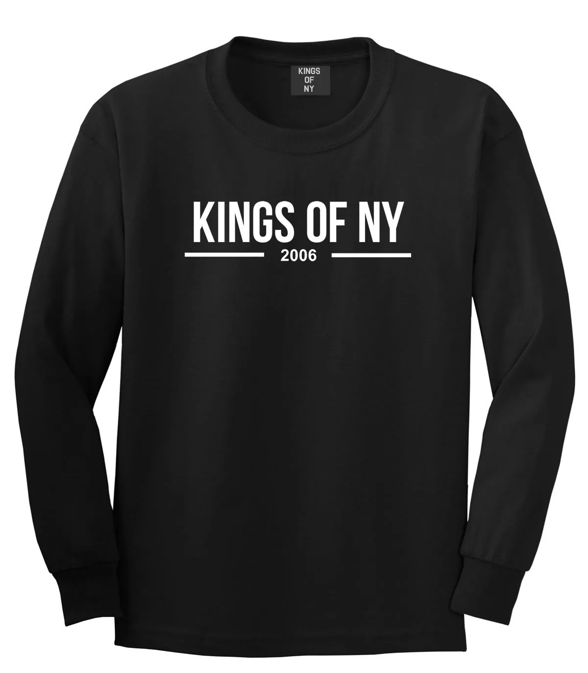 Kings Of NY 2006 Logo Lines Long Sleeve T-Shirt