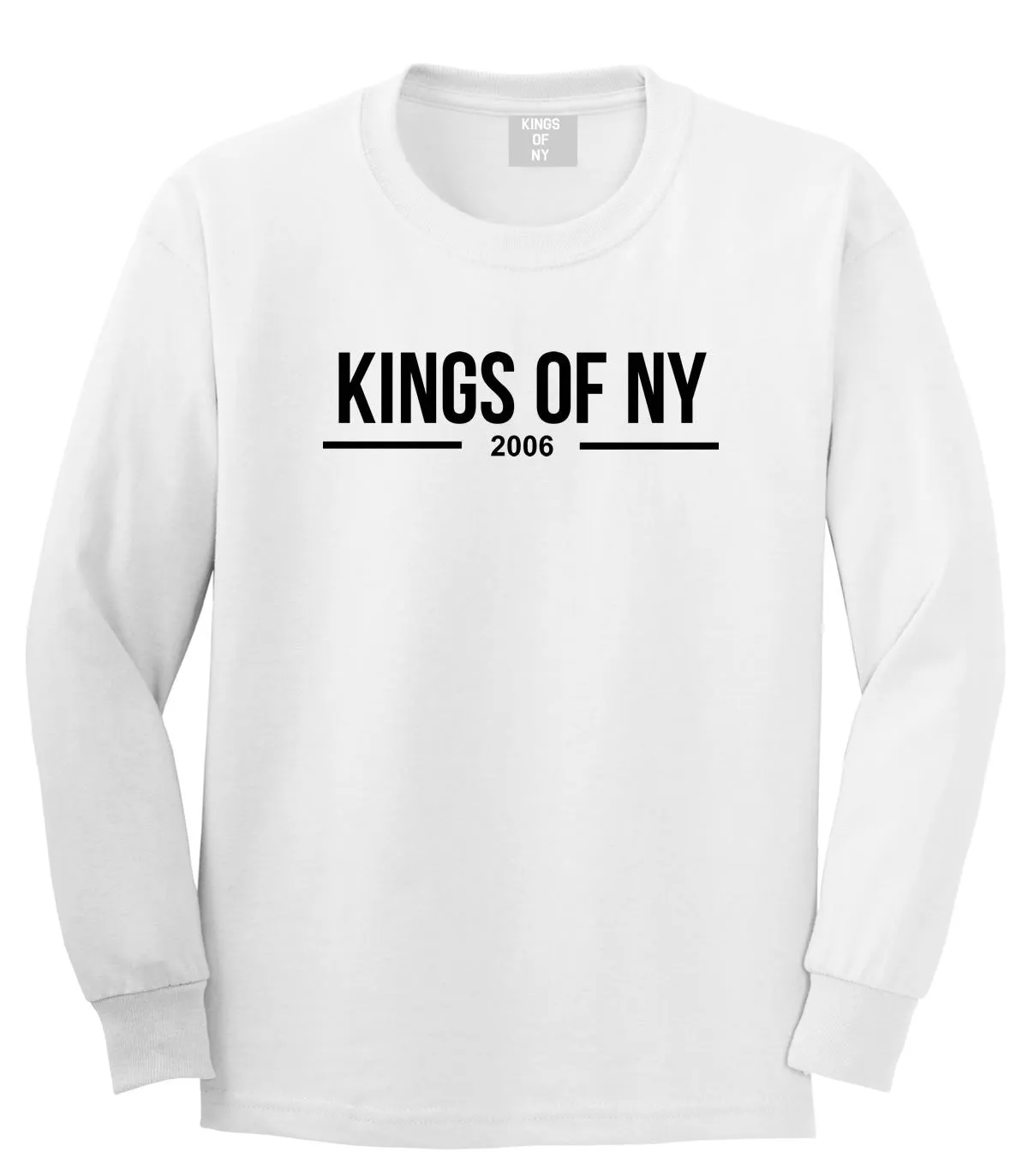 Kings Of NY 2006 Logo Lines Long Sleeve T-Shirt