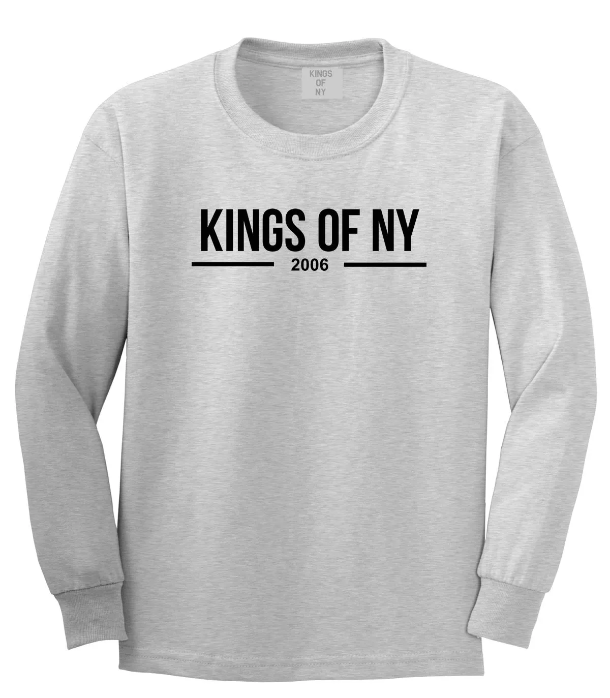 Kings Of NY 2006 Logo Lines Long Sleeve T-Shirt