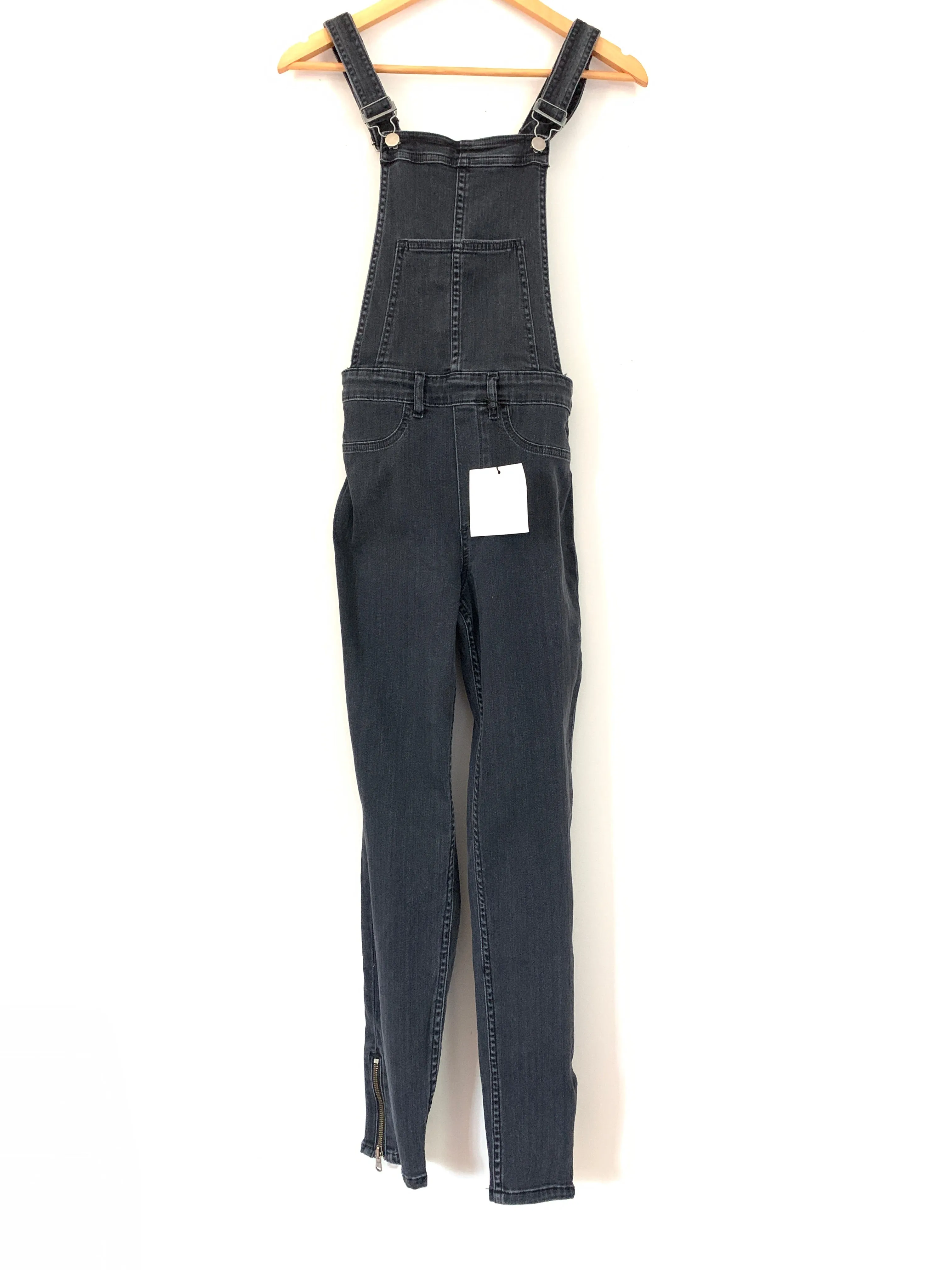 Kittenish Black Washed Overalls NWT- Size S