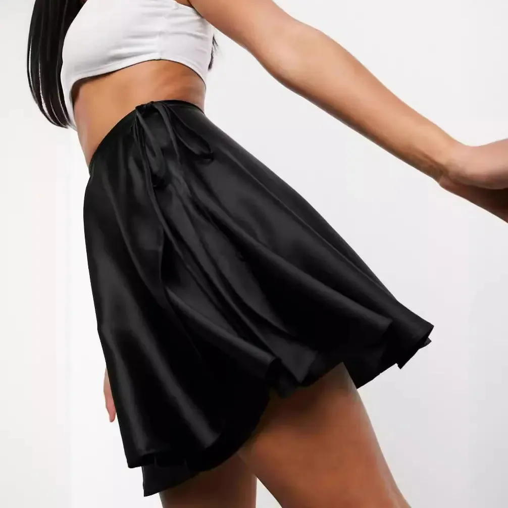 Lace up A-Line Skirt