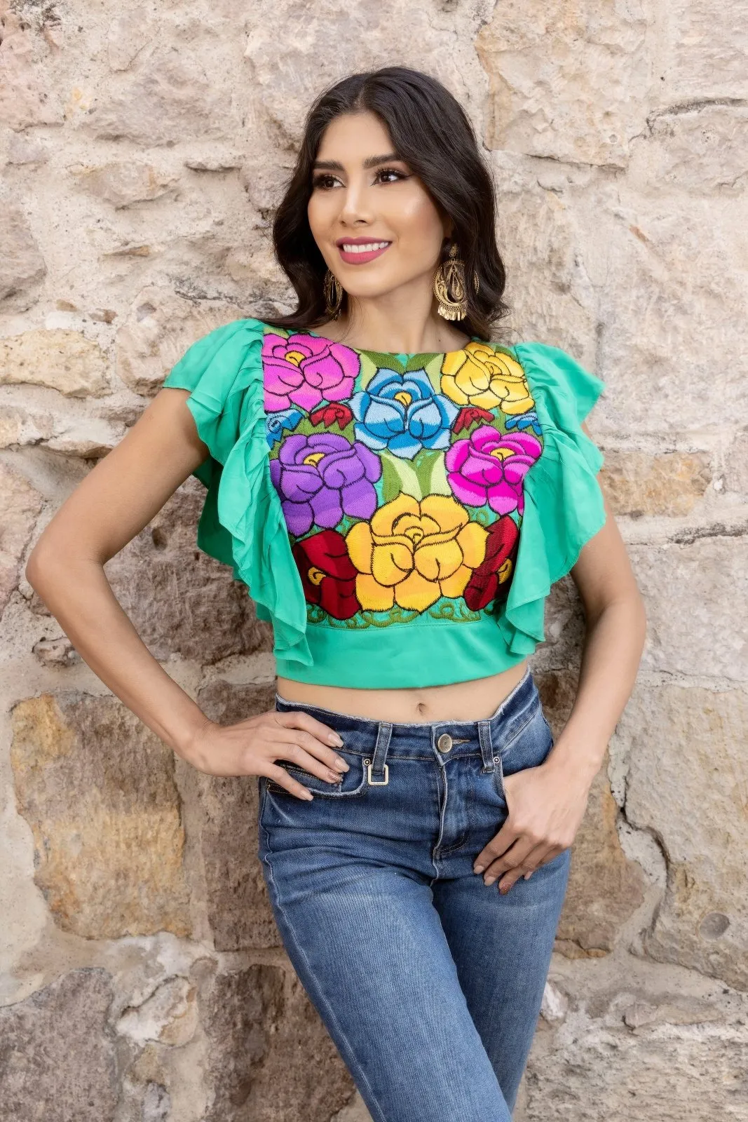 Layla Zinacatan Crop Top