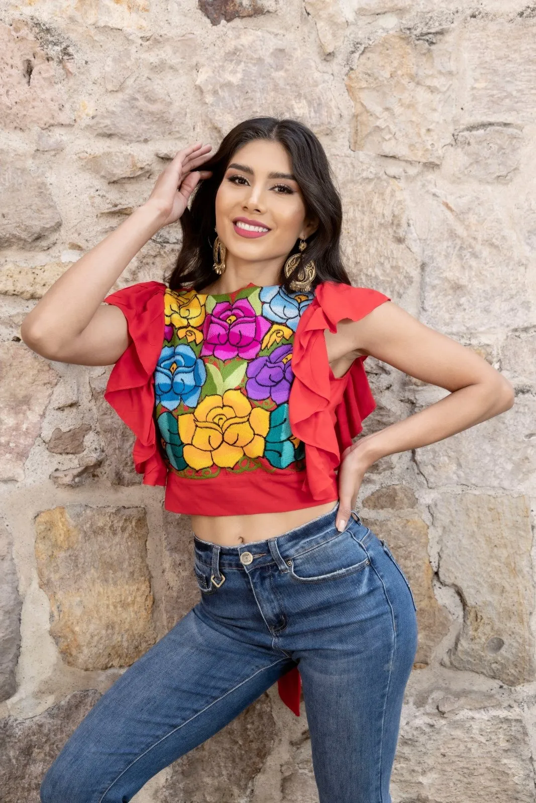 Layla Zinacatan Crop Top