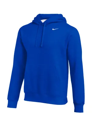 Logo | Nike Men&#x27;s Club Fleece Hoodie Team Royal / White 