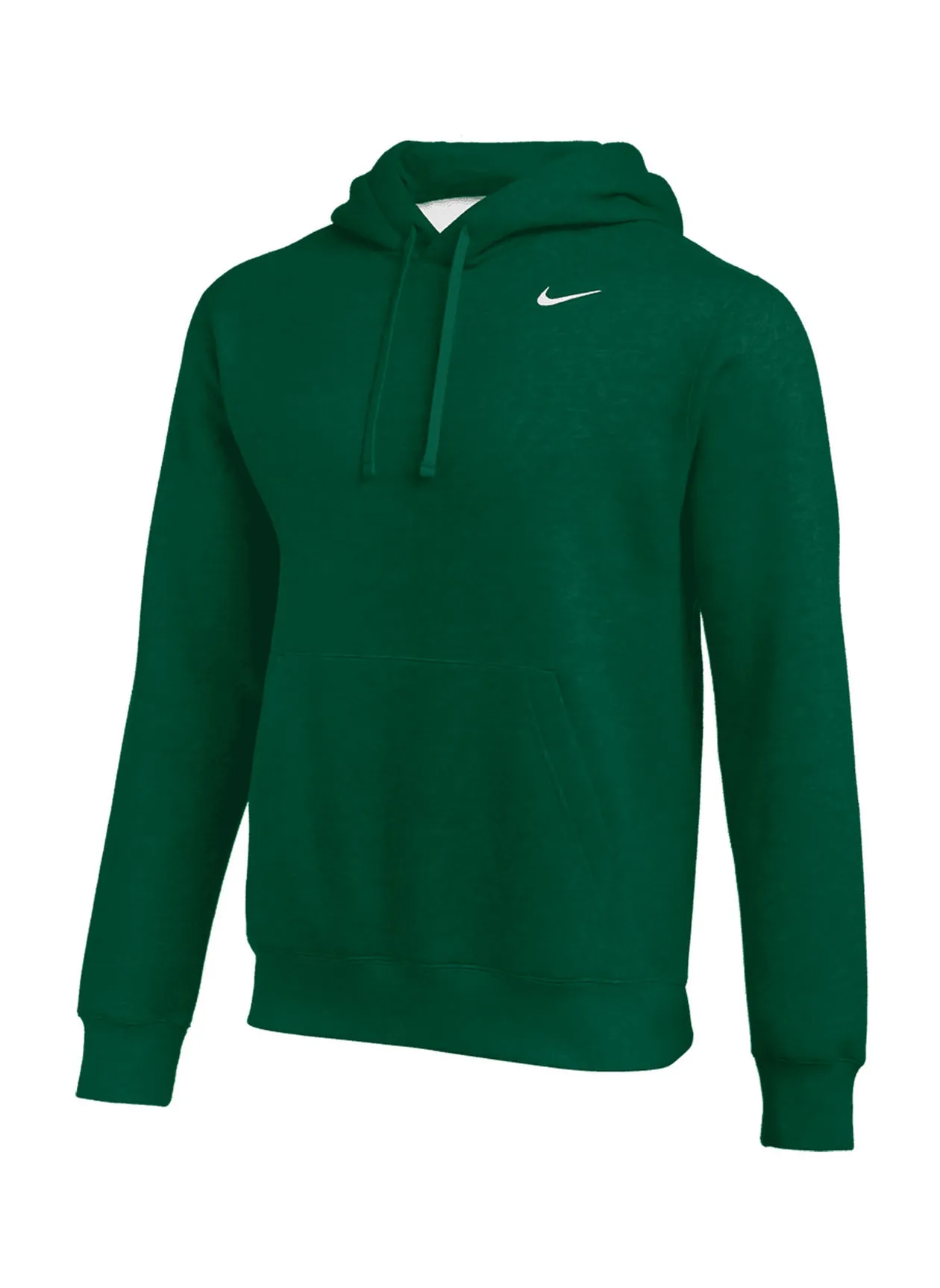 Logo | Team Dark Green / White Men&#x27;s Nike Club Fleece Hoodie 