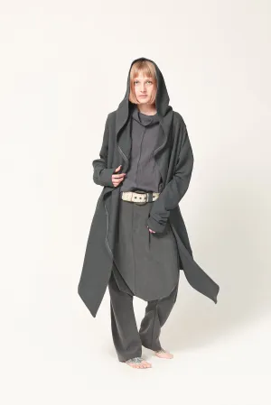 Long Hooded Cardigan for Women