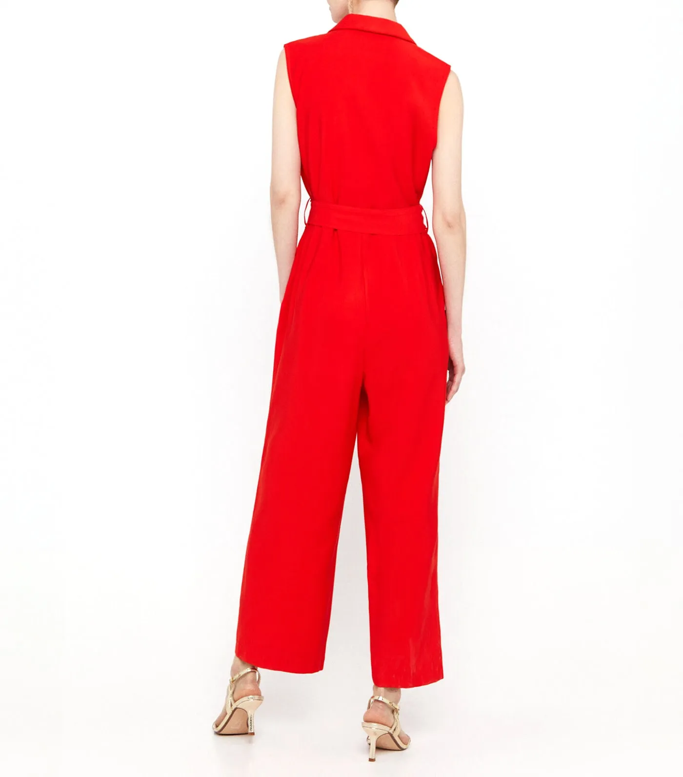 Long Jumpsuit Red