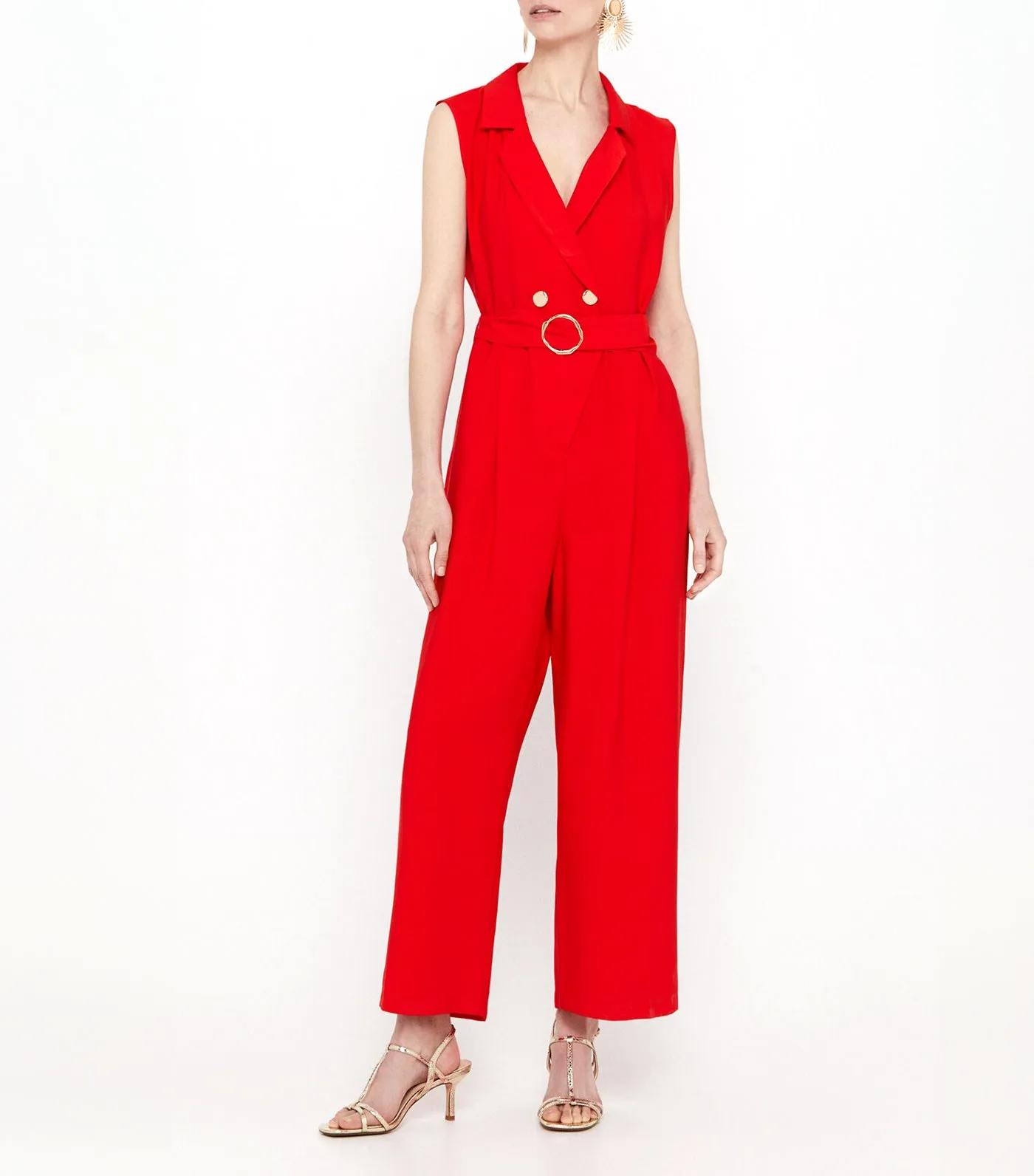 Long Jumpsuit Red