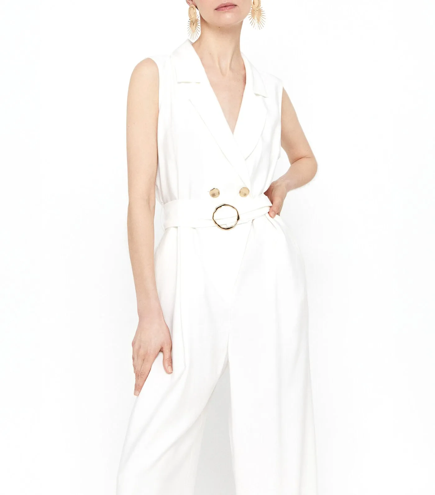 Long Jumpsuit White