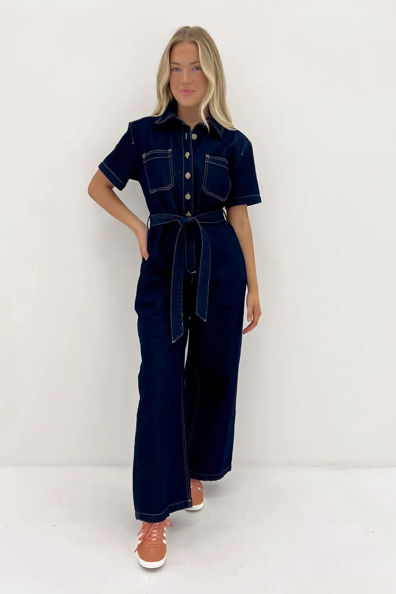 Lorena Jumpsuit Indigo Denim