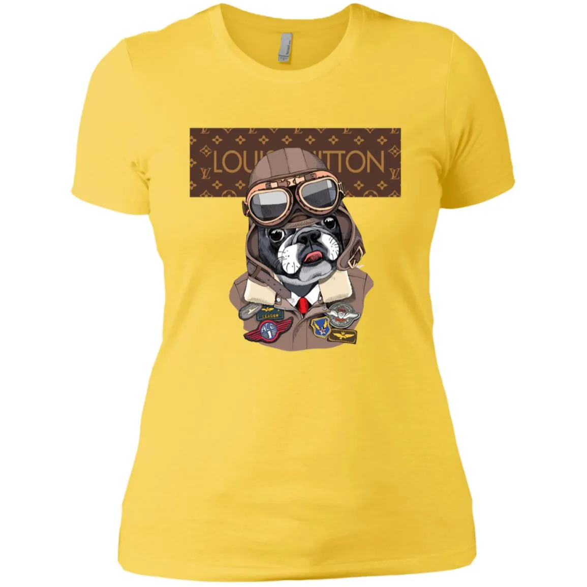 Louis Vuitton T-shirt Style Dogs T-shirt Women Cotton T-Shirt