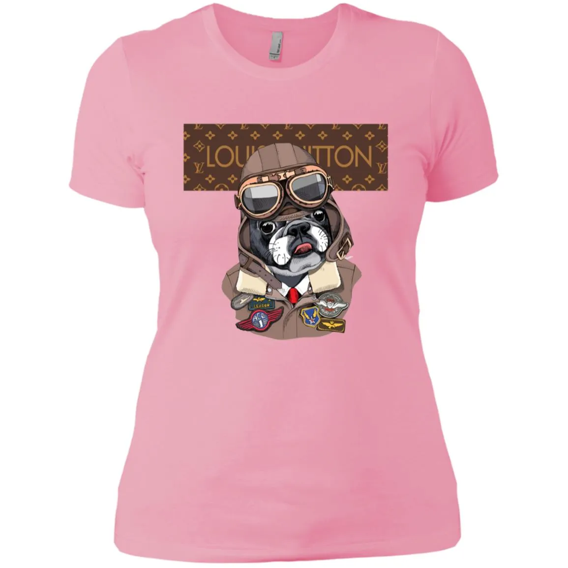 Louis Vuitton T-shirt Style Dogs T-shirt Women Cotton T-Shirt