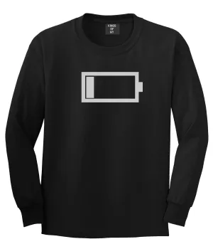 Low Battery Cell Phone Meme Long Sleeve T-Shirt