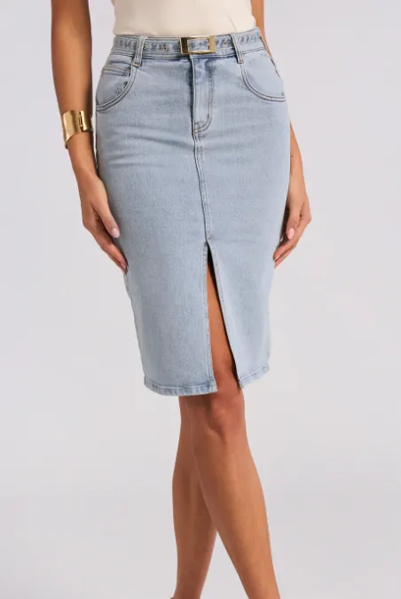 LUANNE DENIM SKIRT