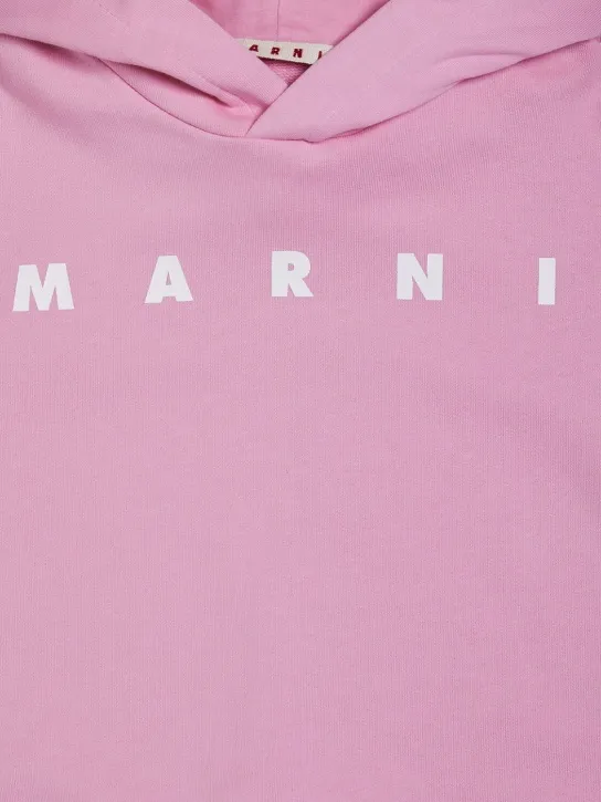 Marni Junior   Cotton jersey hoodie 