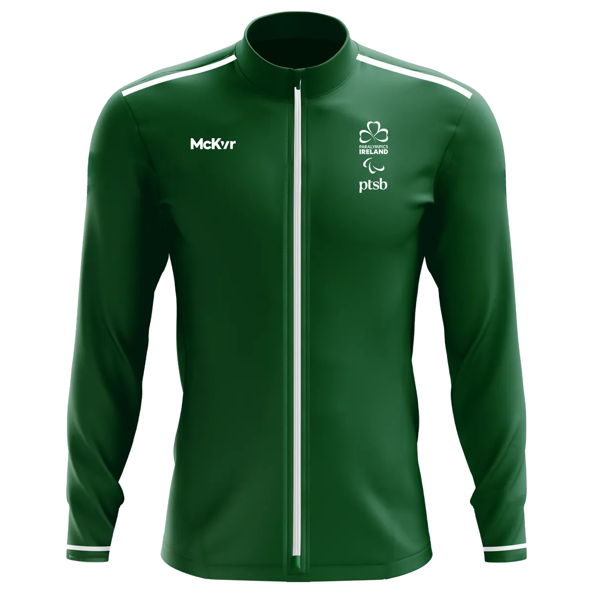 Mc Keever Paralympics Ireland Village Wear Track Jacket - Youth - Green