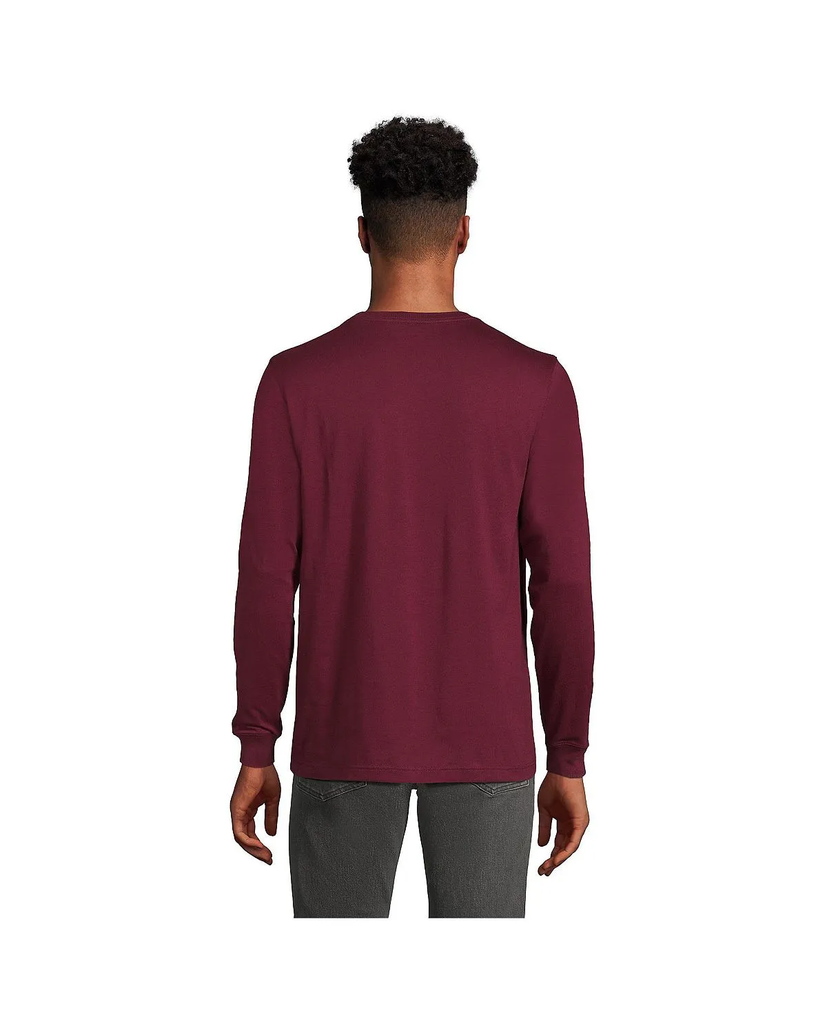 Men's Super-T Lands' End Long Sleeve T-Shirt