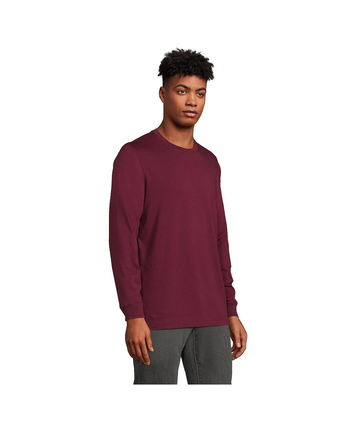 Men's Super-T Lands' End Long Sleeve T-Shirt