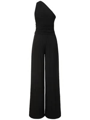 Michael Kors Collection   One-shoulder jersey jumpsuit 